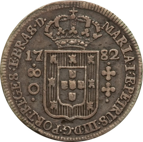 80 reis - Portuguesa colony