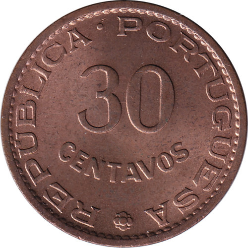 30 centavos - Portuguese Colony