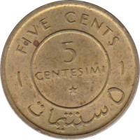 5 centesimi - Republic