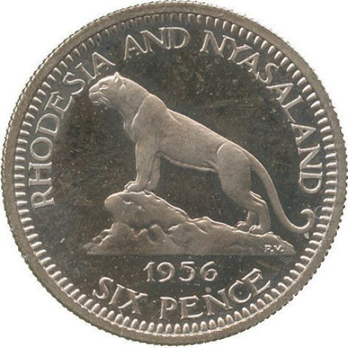 6 pence - Rhodesia and Nyasaland