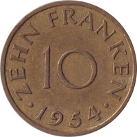 10 franken - Saarland