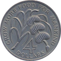 4 dollars - Saint Kitt and Nevis
