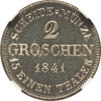 2 groschen - Saxe-Coburg-Gotha