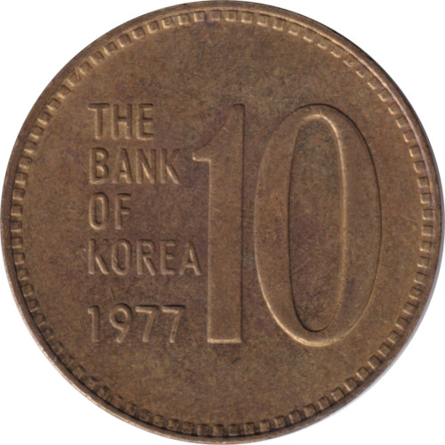10 won - Corée du Sud