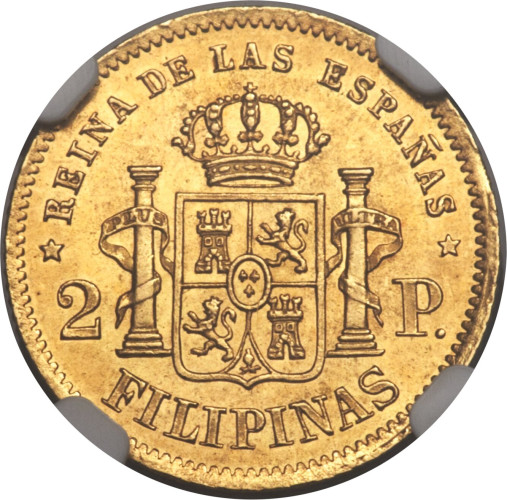 2 pesos - Spanish Colony