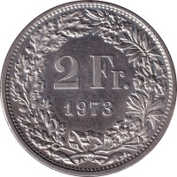 2 francs - Swiss Confederation