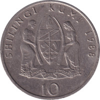 10 shilingi - Tanzania