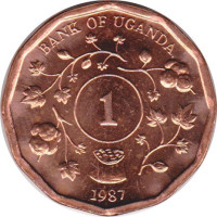 1 shilling - Uganda
