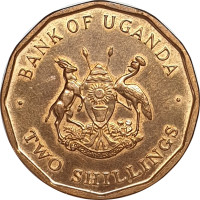 2 shillings - Uganda