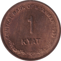 1 kyat - Union of Myanmar