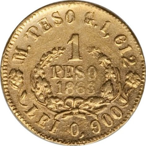 1 peso - Etats-Unis de Colombie