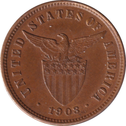 1/2 centavo - U.S. Administration