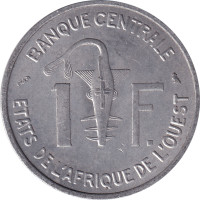 1 franc - États de l'Afrique de l'Ouest