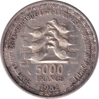 5000 francs - West African States