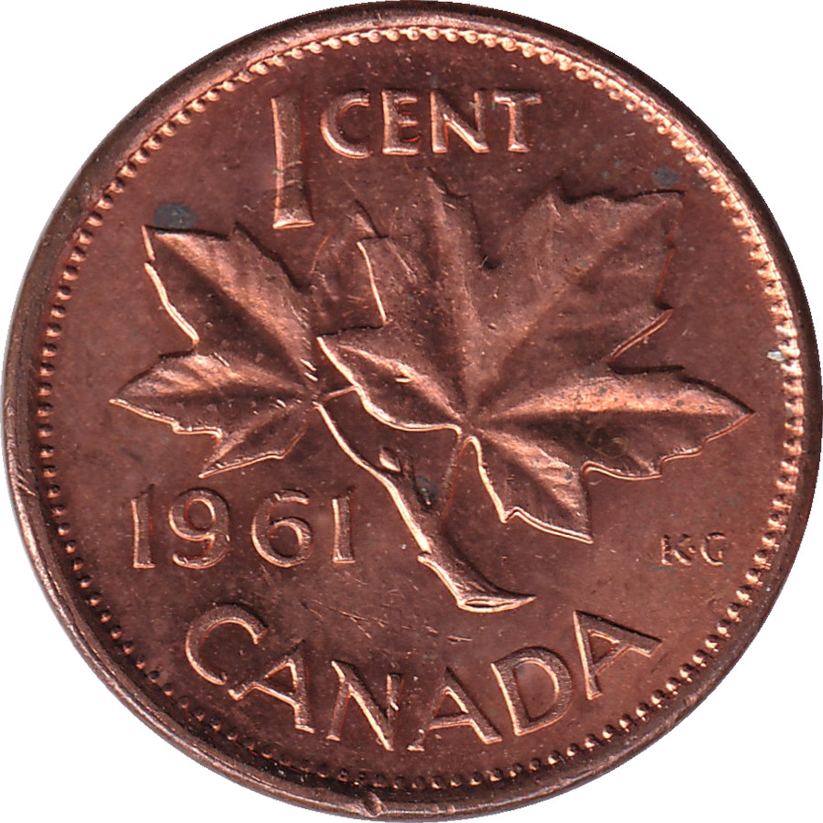 1 cent - Elizabeth II - Buste colonial