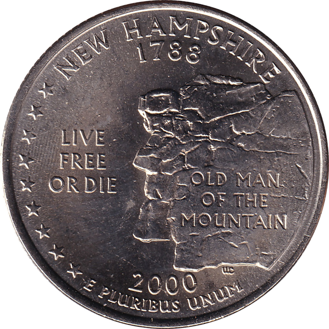 1/4 dollar - New Hampshire