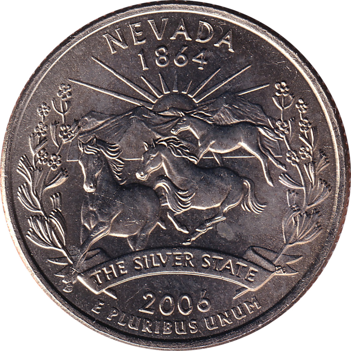1/4 dollar - Nevada