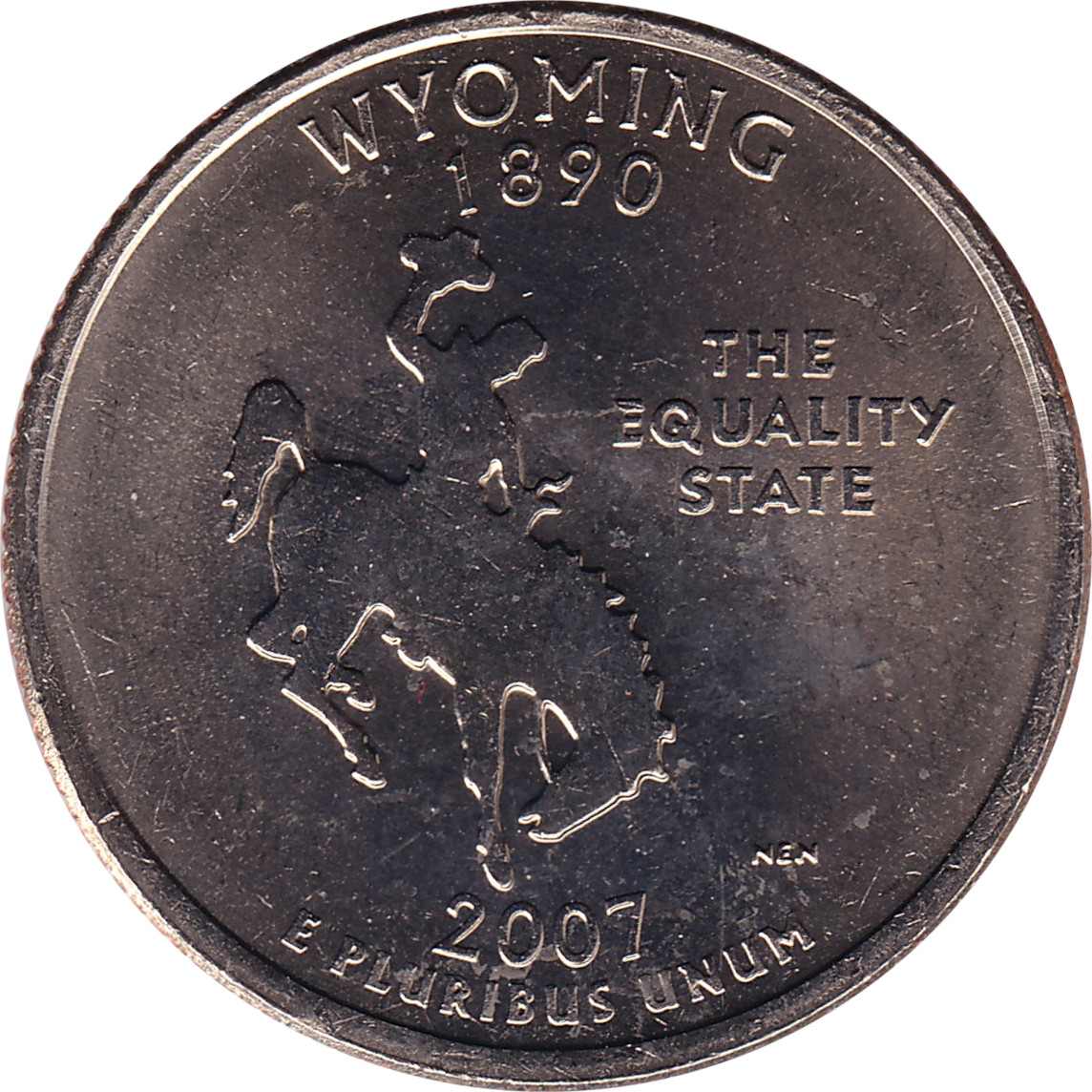 1/4 dollar - Wyoming