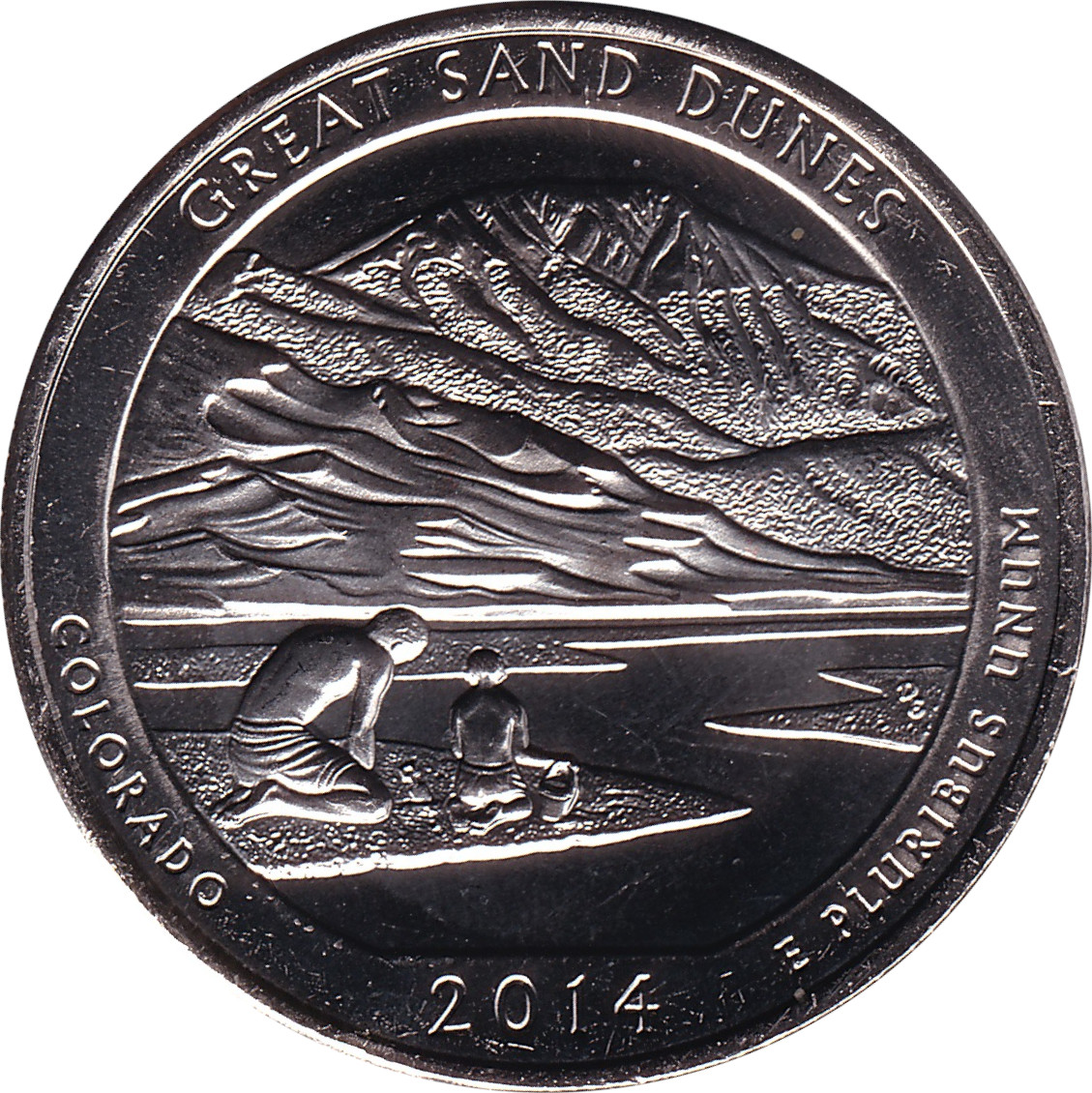 1/4 dollar - Colorado - Great Sand Dunes