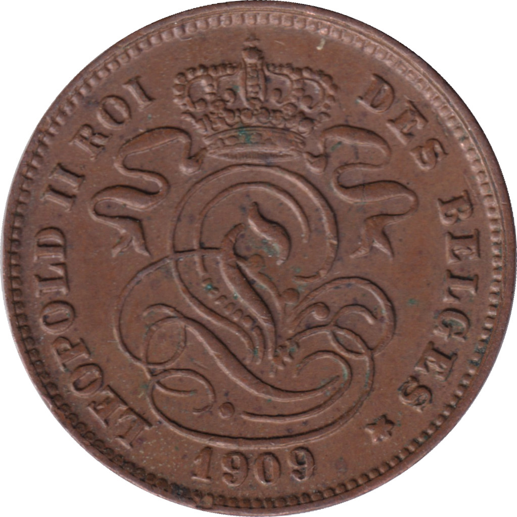 2 centimes - Leopold II