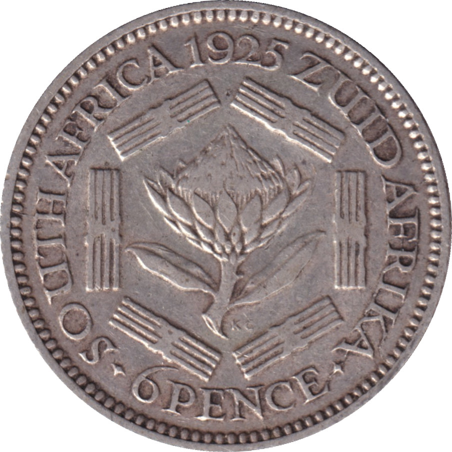 6 pence - George V - Fleur de protée