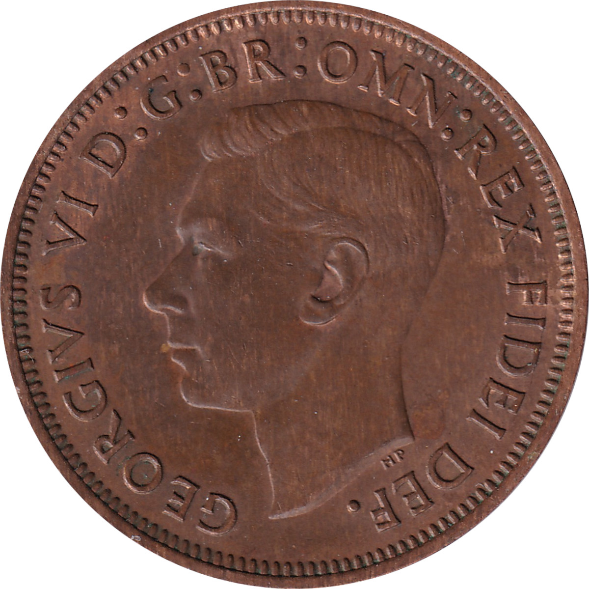 1/2 penny - George VI - Kangourou