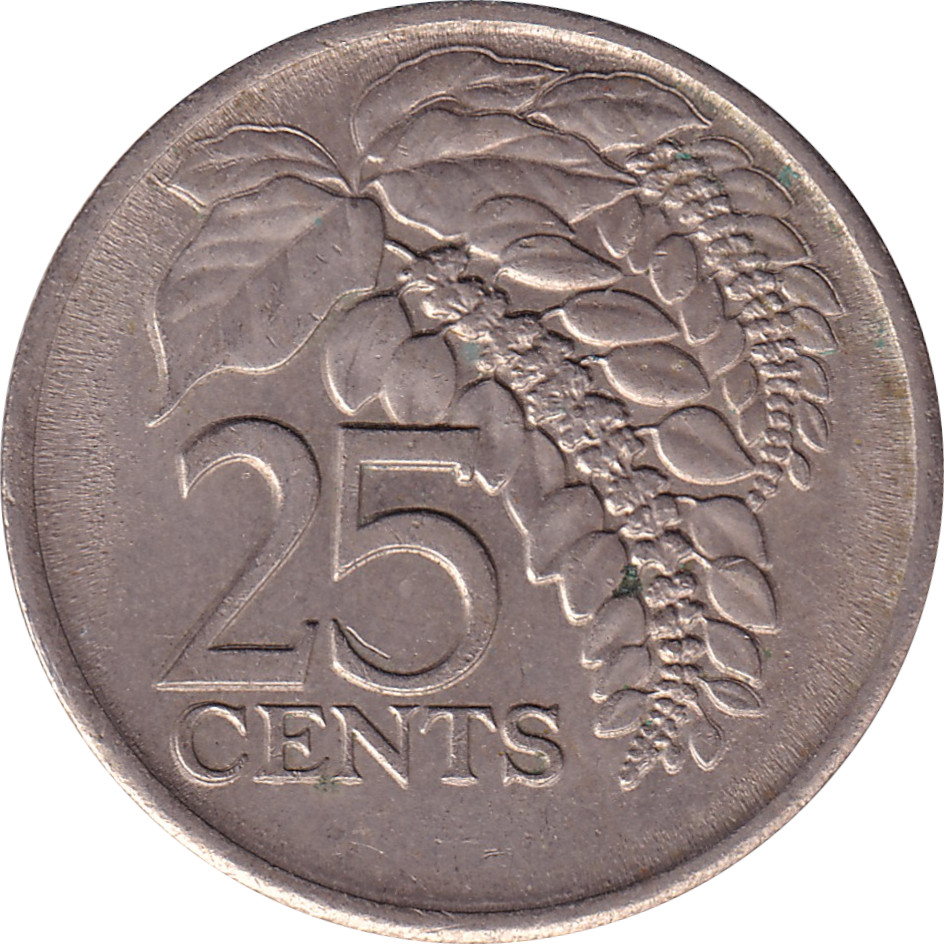 25 cents - Chaconia