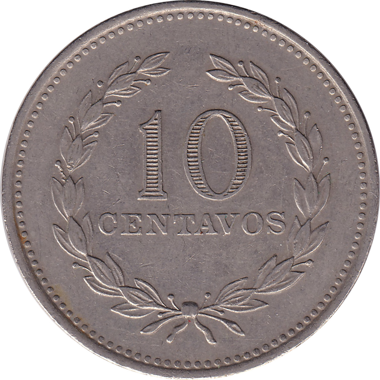 10 centavos - Francisco Morazan - Type 2