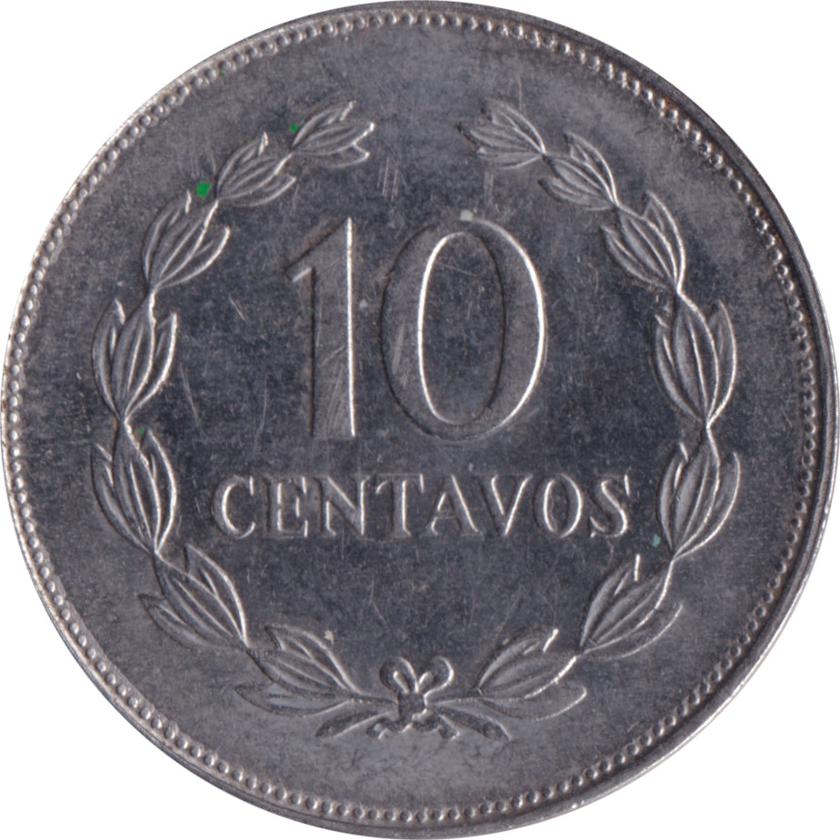 10 centavos - Francisco Morazan - Type 3