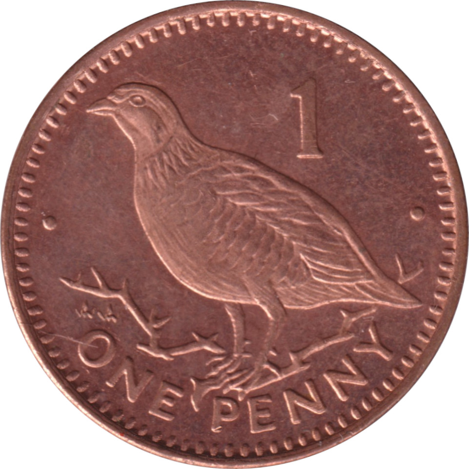 1 penny - Elizabeth II - Tête mature