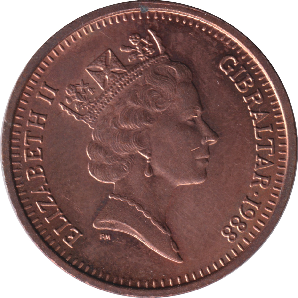2 pence - Elizabeth II - Mature head