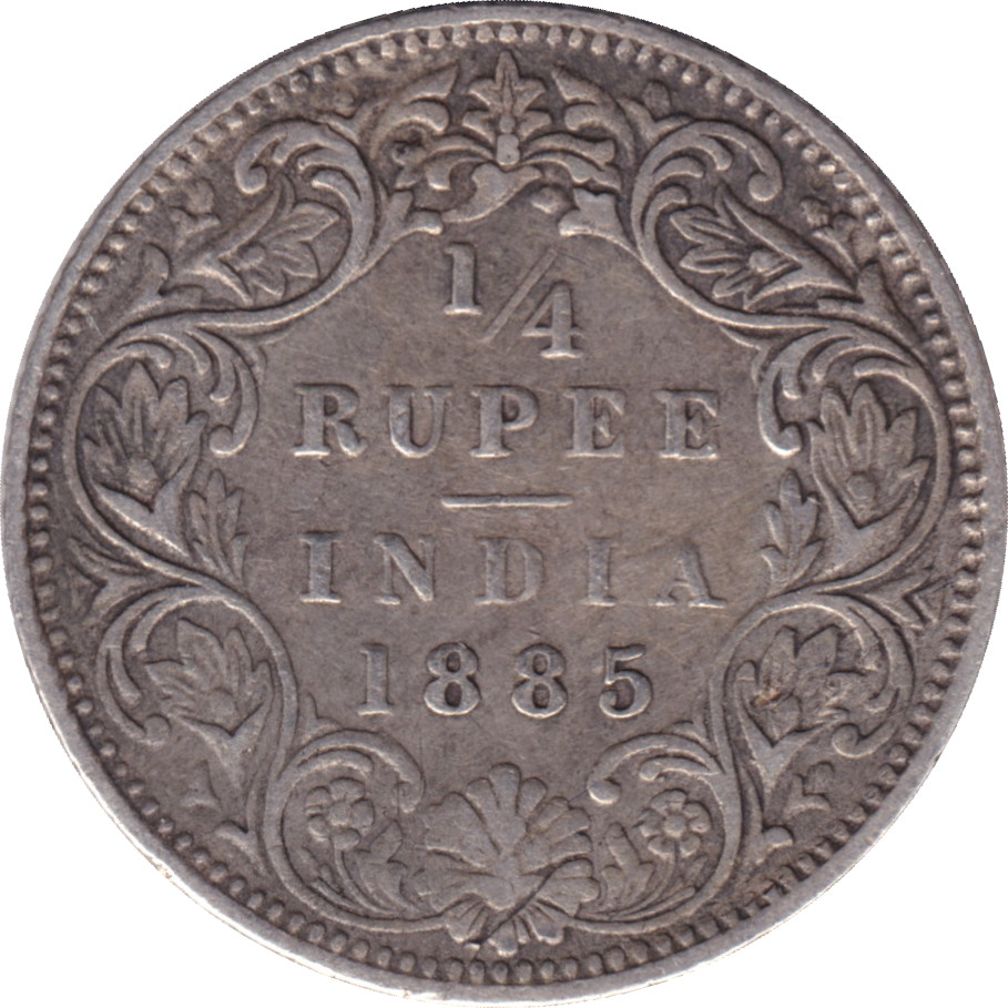 1/4 rupee - Victoria Empress