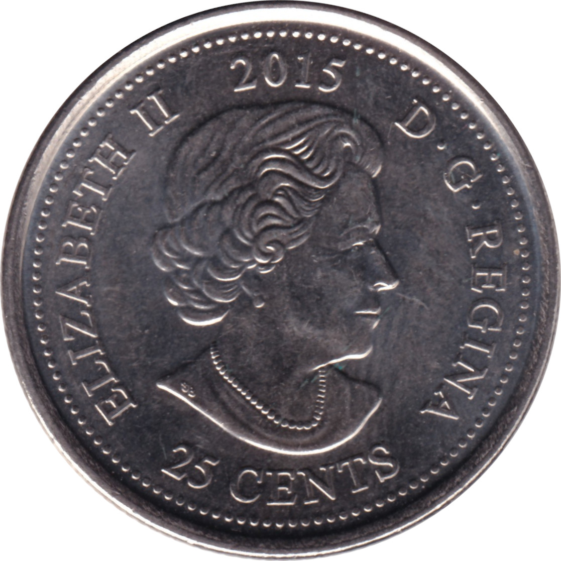 25 cents - Coquelicot