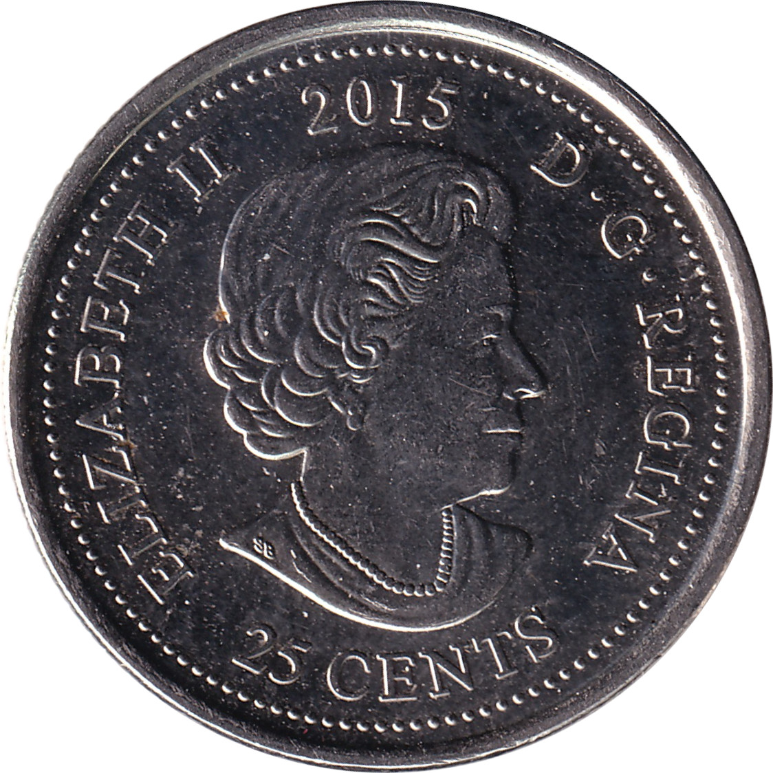 25 cents - Coquelicot