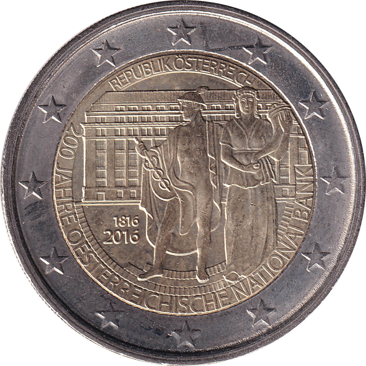 2 euro - Banque d'Autriche - 200 ans