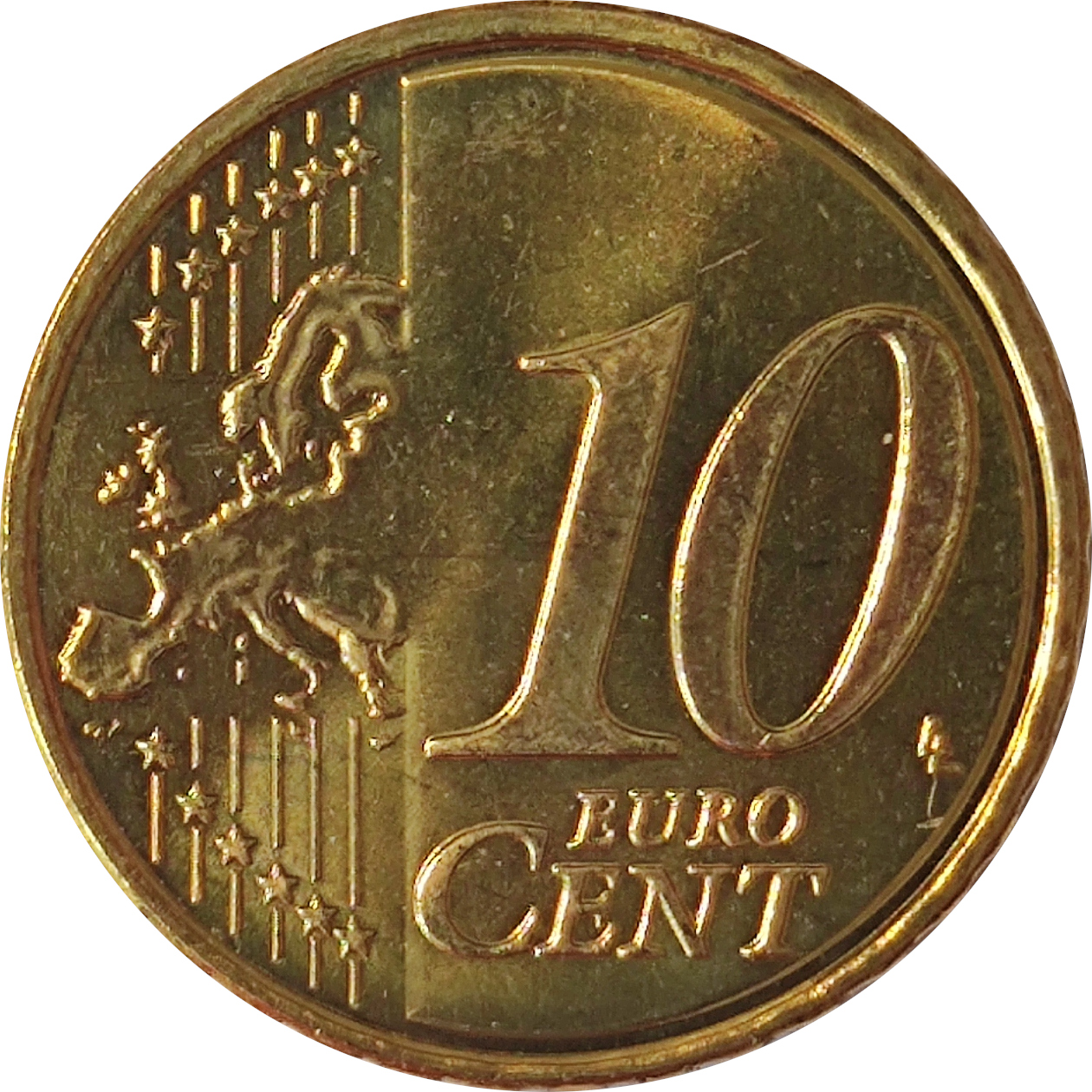 10 eurocents - Carte de l'Estonie