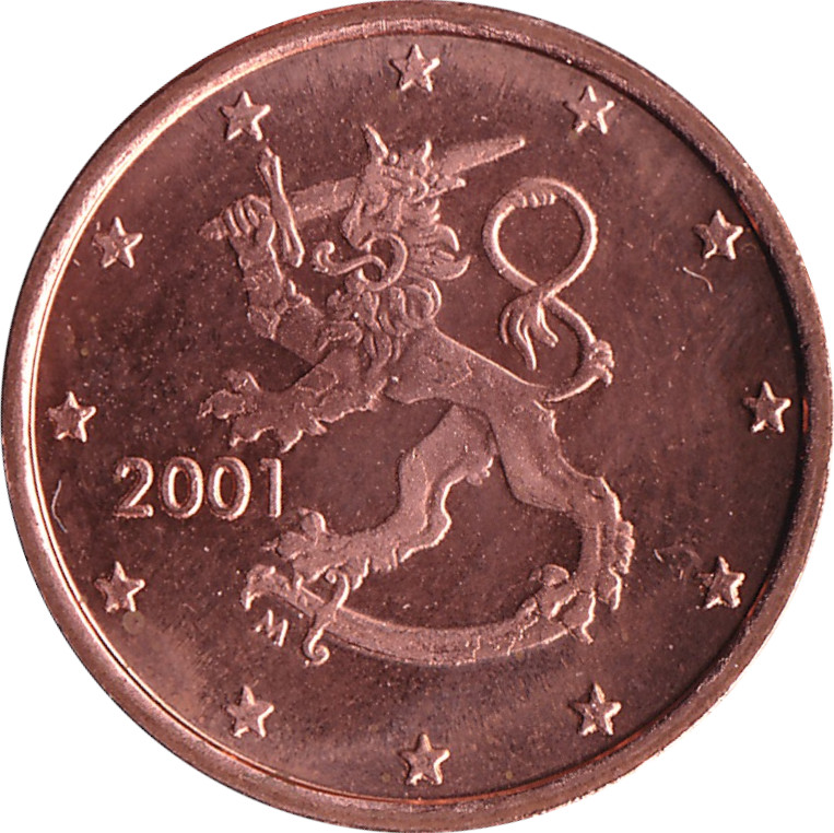 1 eurocent - Lion héraldique