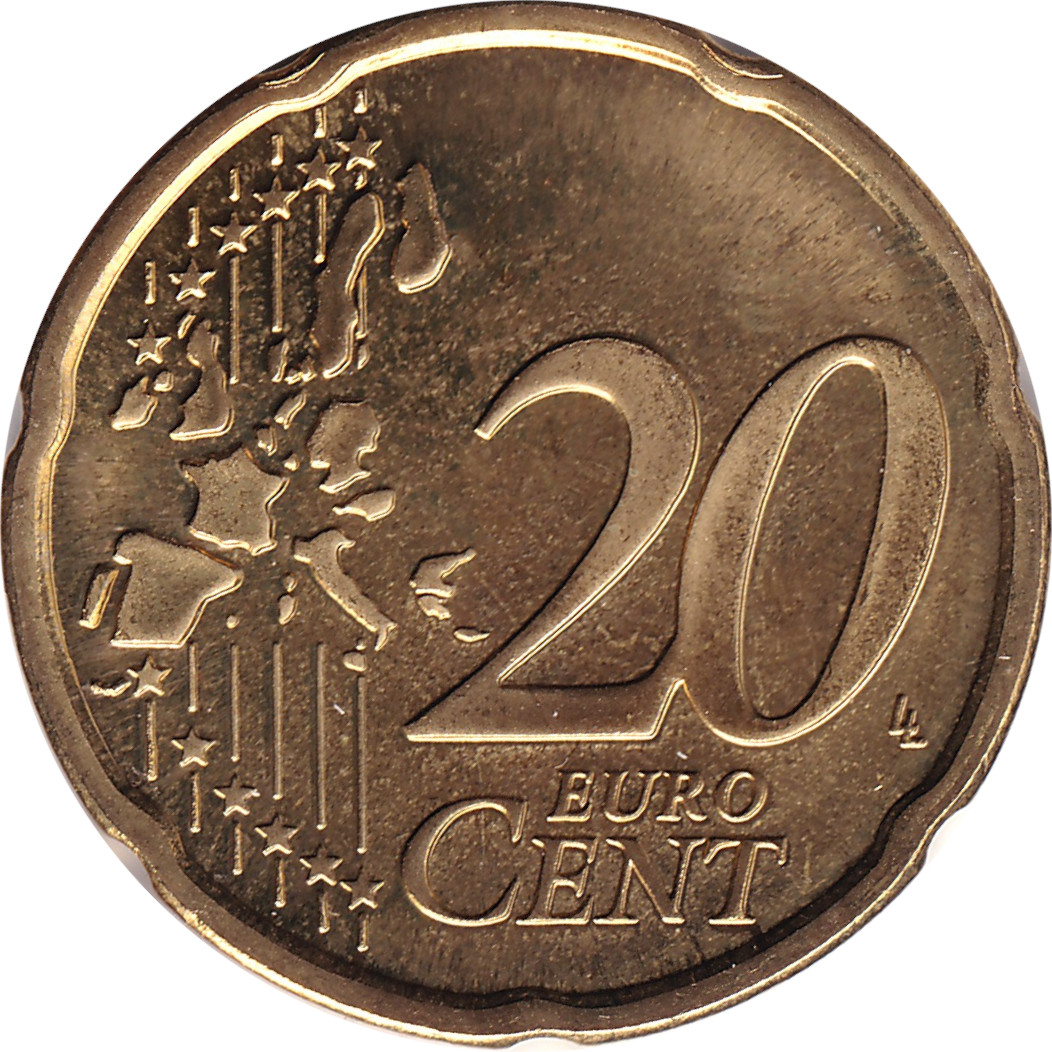 20 eurocents - Lion héraldique