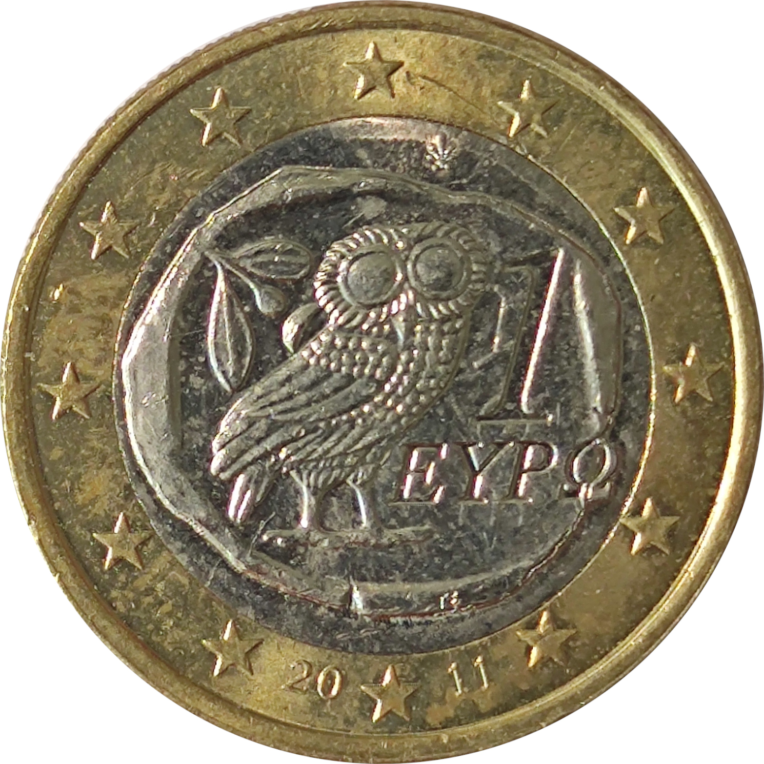 1 euro - Chouette