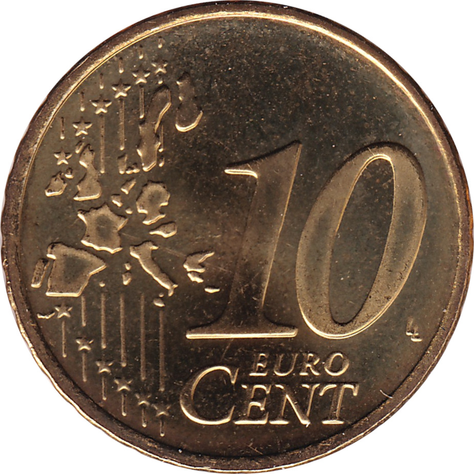 10 eurocents - Lire irlandaise