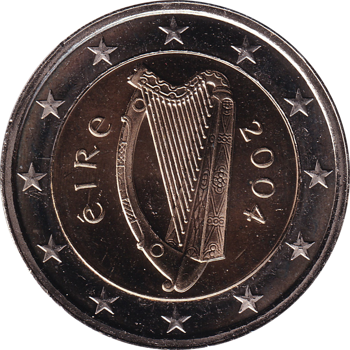 2 euro -  Lire irlandaise