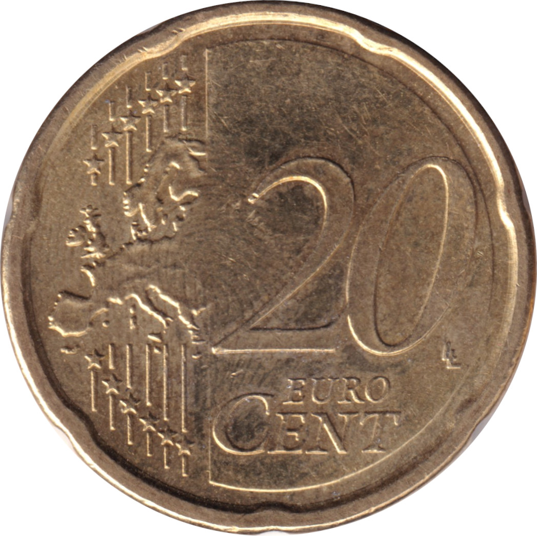 20 eurocents - Statue