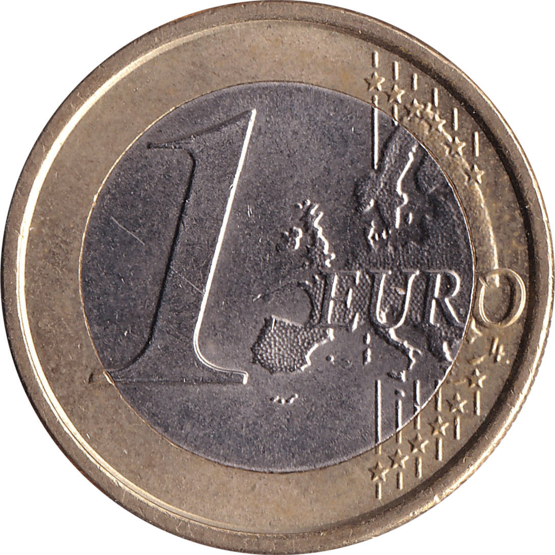 1 euro - Homme de Vitruve