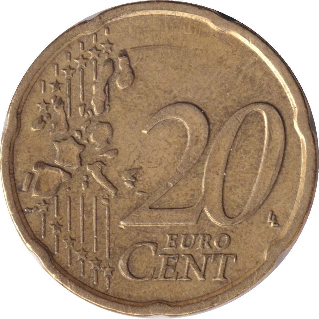 20 eurocents - Grand-Duc Henri