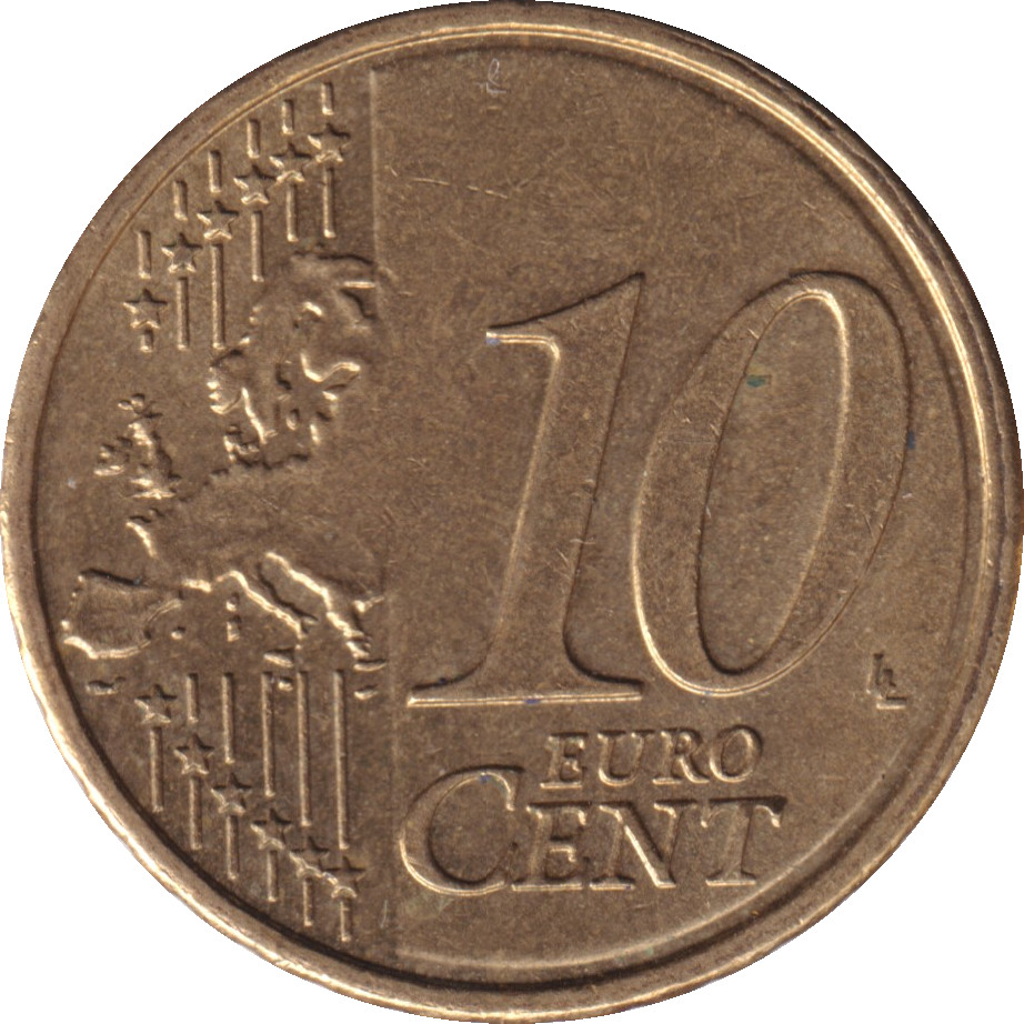 10 eurocents - Grand-Duc Henri