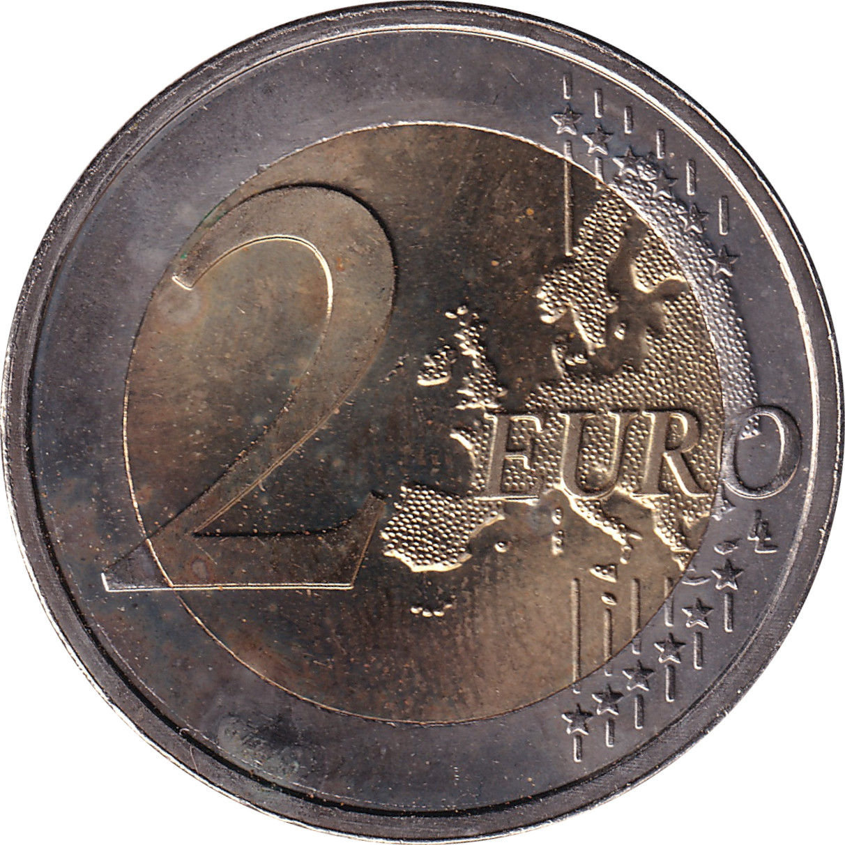 2 euro - Union Économique Monétaire - Luxembourg