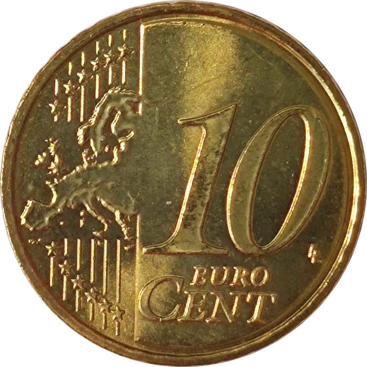 10 eurocents - Blason