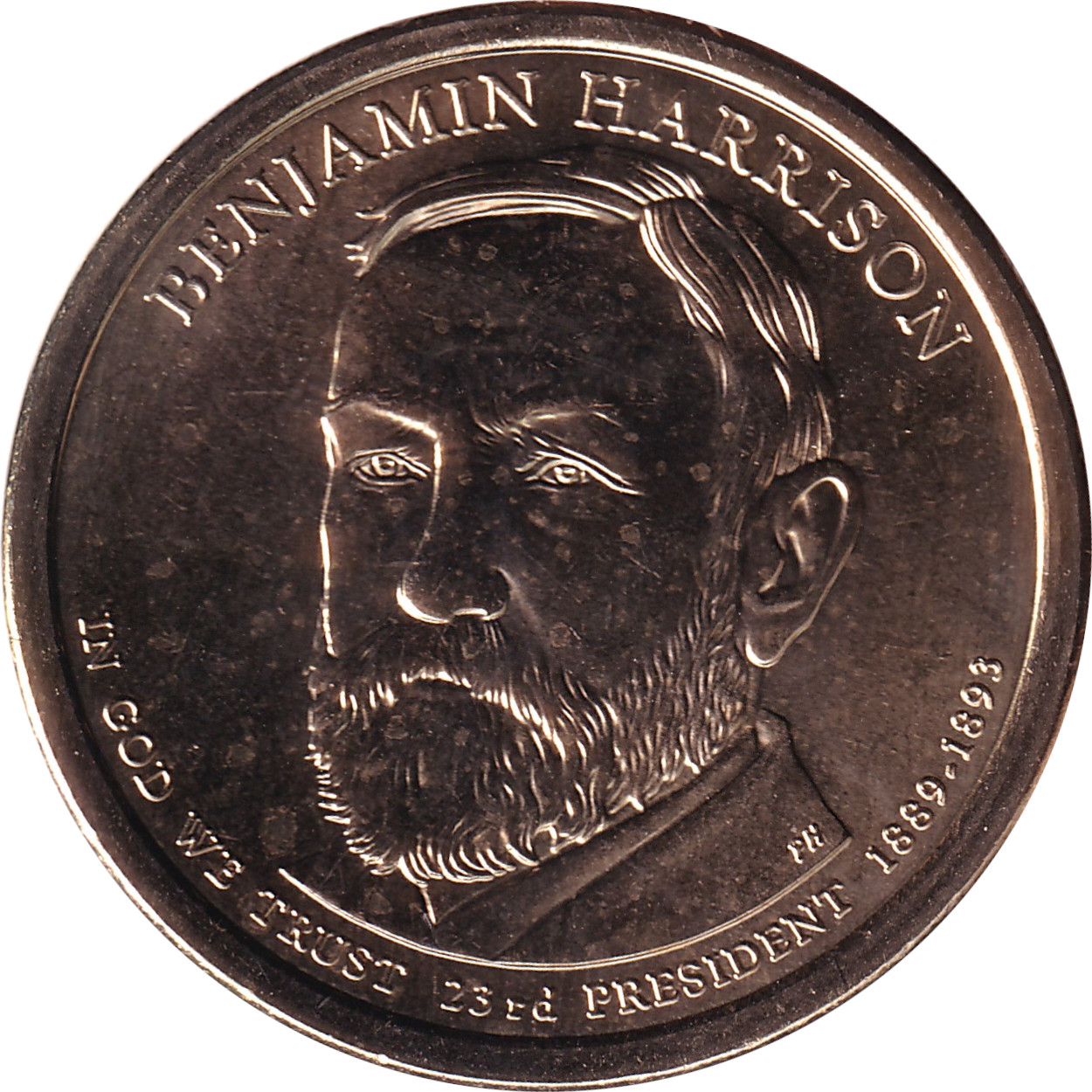 1 dollar - Benjamin Harrison