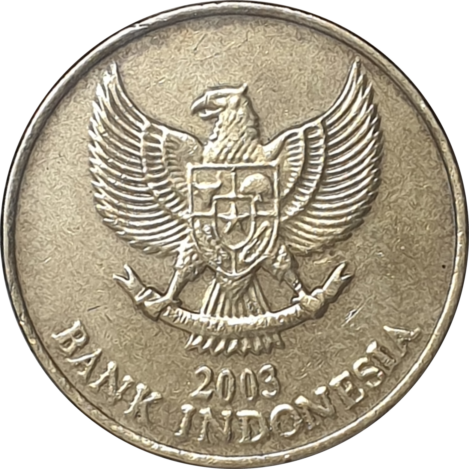 500 rupiah - Emblem - 500 RUPIAH - Bronze aluminium