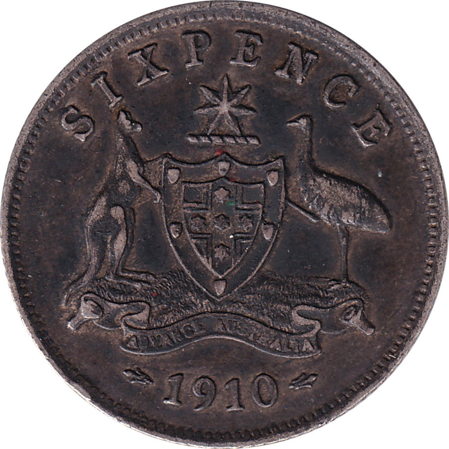 6 pence - Edouard VII